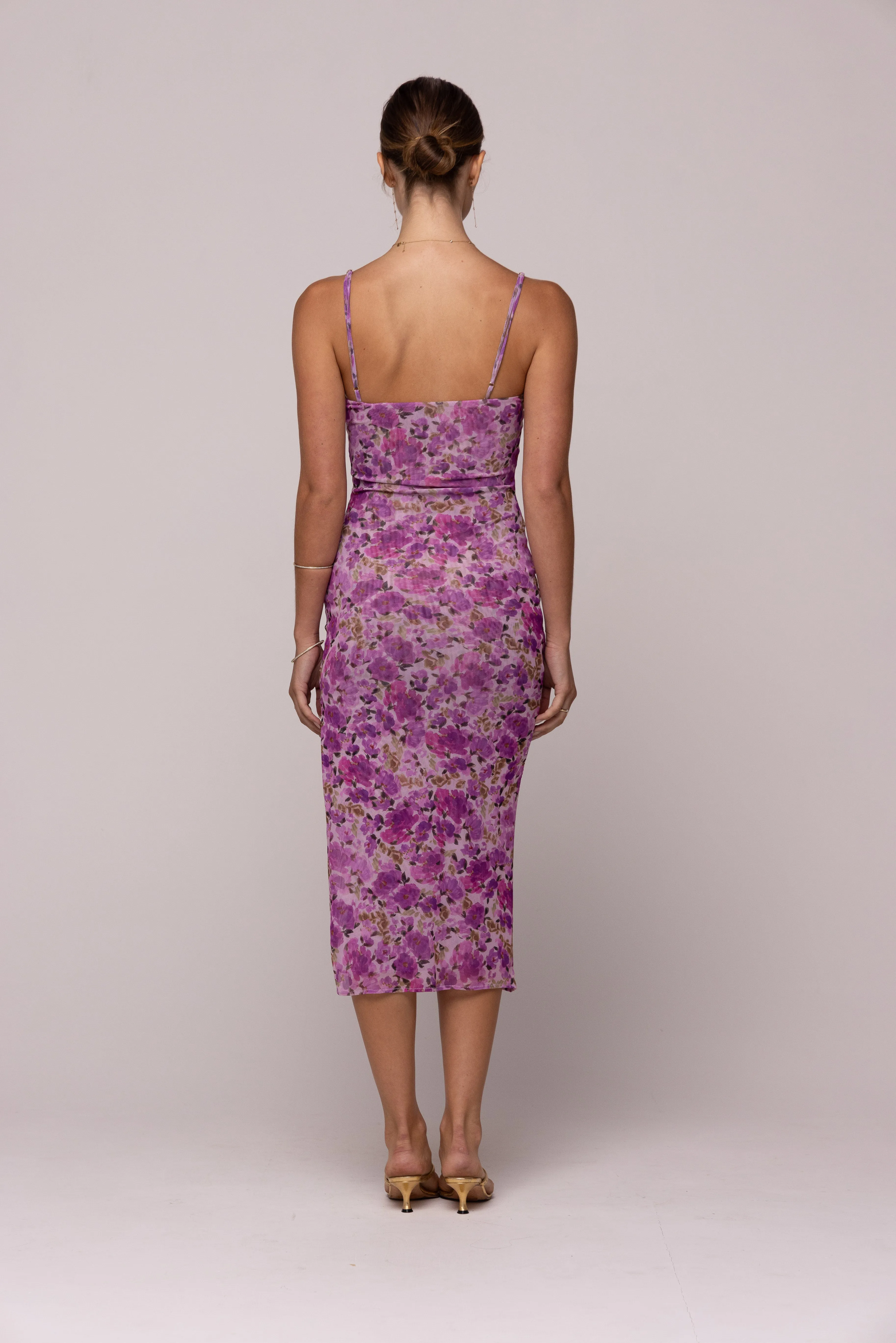 KIELE MESH DRESS IN LILAC- SAMPLE SALE sold by RESA product image thumbnail 2