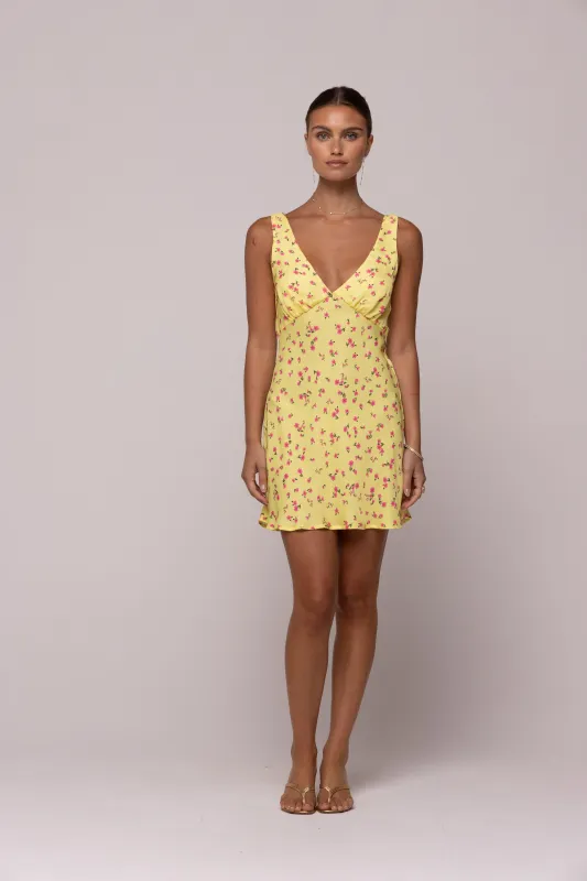 FRANKIE DRESS IN HONEY- SAMPLE SALE sold by RESA