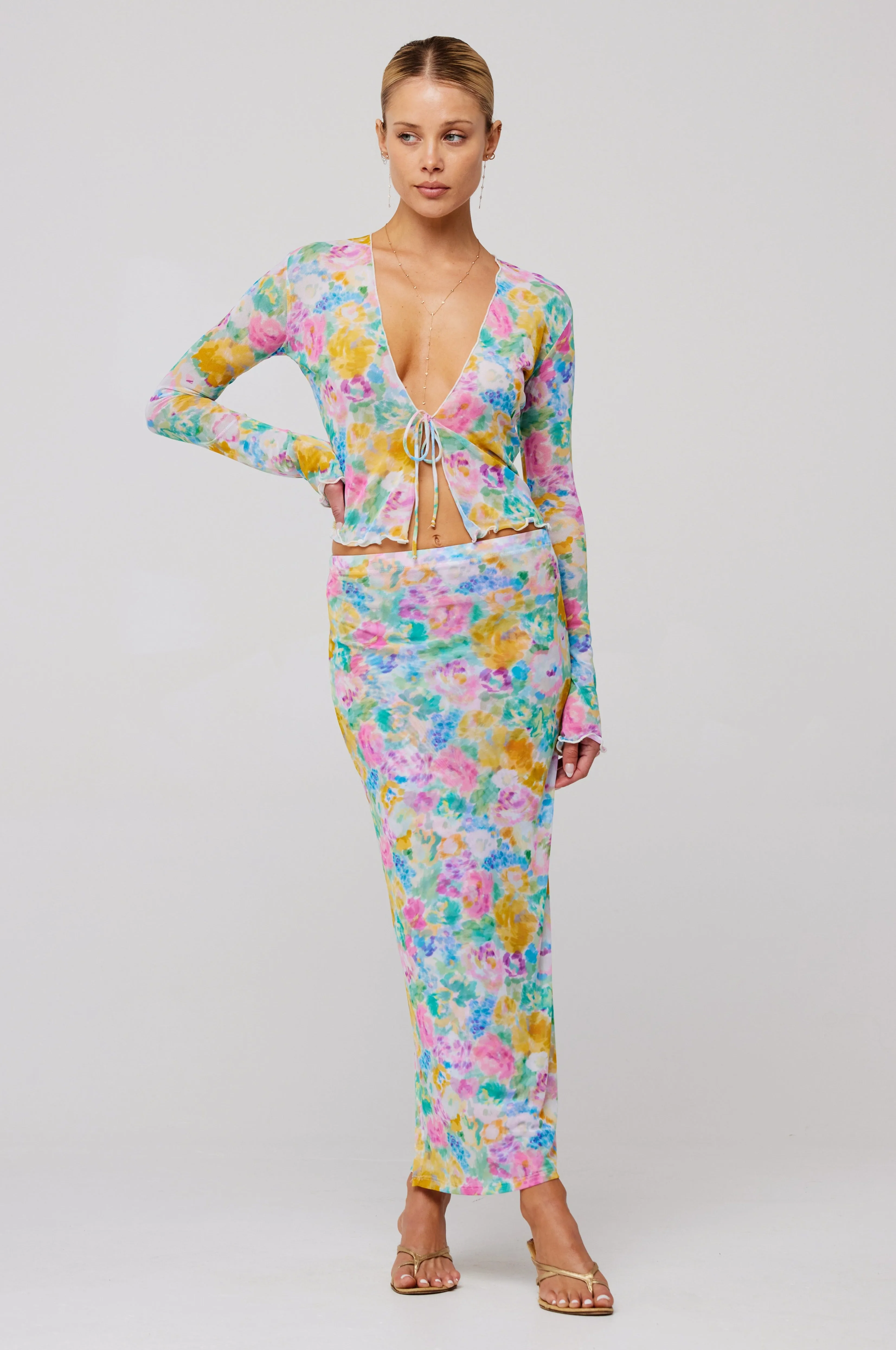 CLYDE SKIRT IN CANVAS- SAMPLE SALE sold by RESA