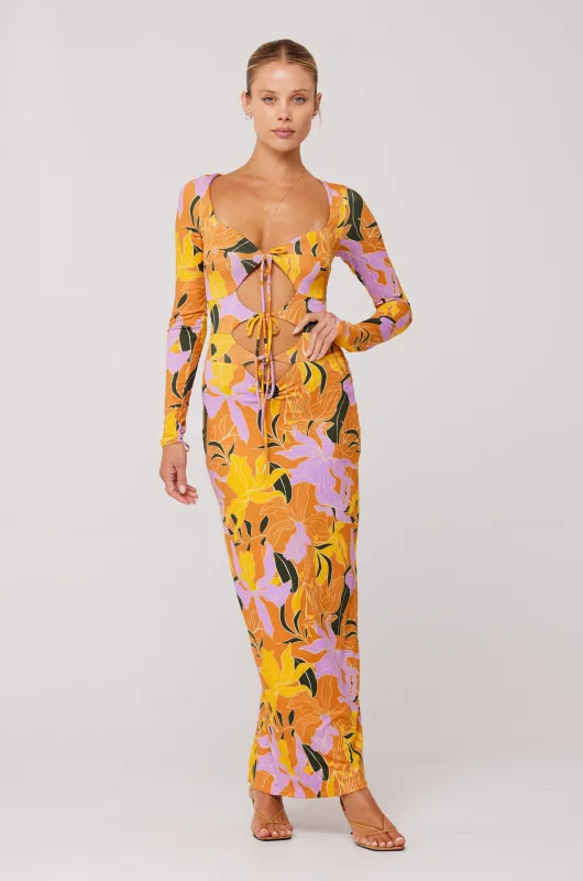 SIMONE DRESS IN DOHENY- SAMPLE SALE sold by RESA