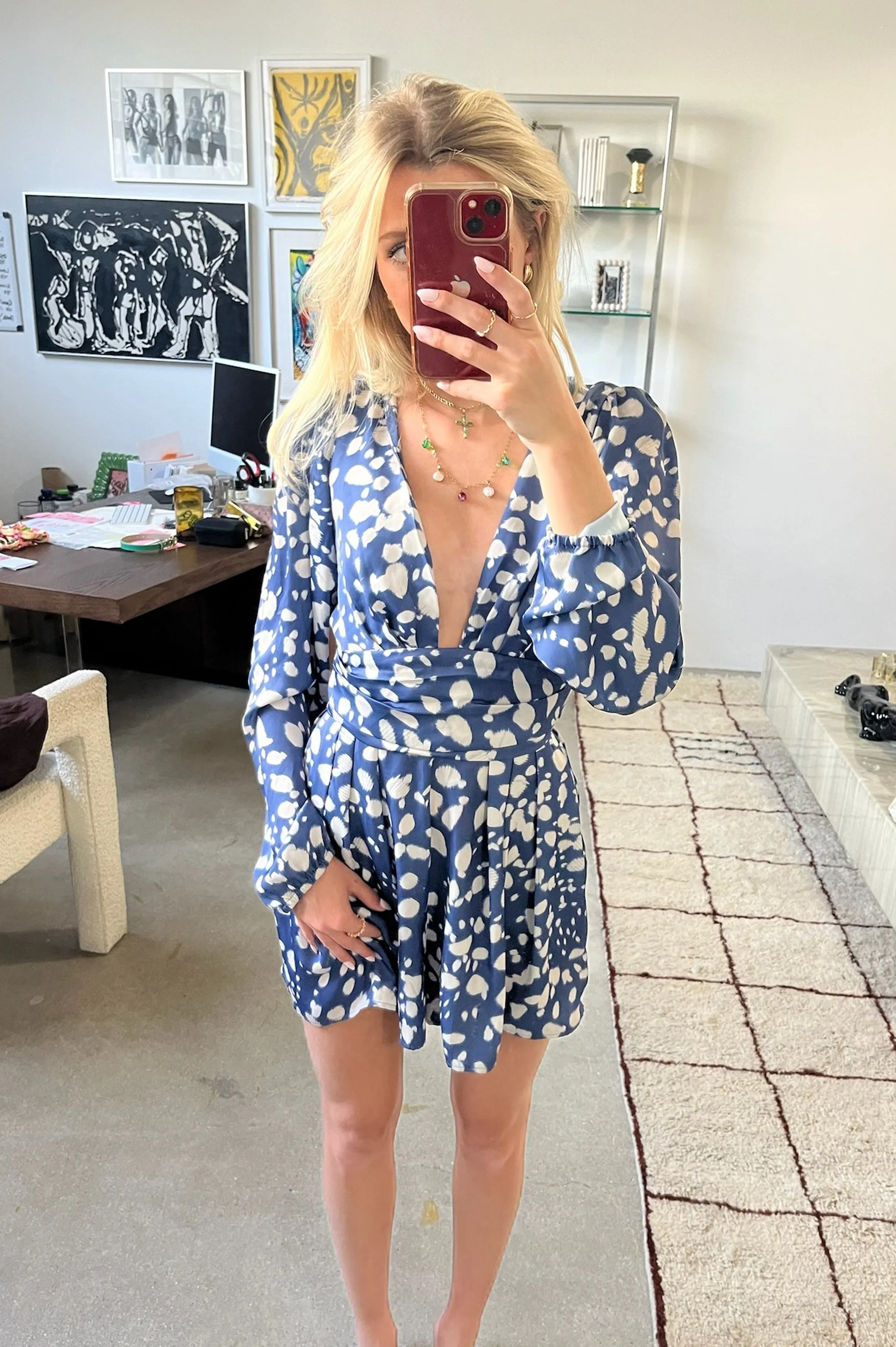 STEVIE ROMPER IN COVE- SAMPLE SALE sold by RESA product image thumbnail 2