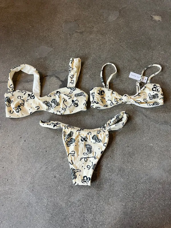 SELMA AND SPENCER TOPS + DILLAN BOTTOM IN BIG SKY- SAMPLE SALE sold by RESA