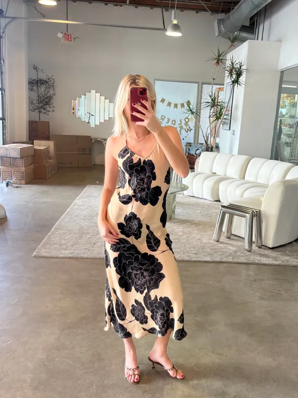 MICAH DRESS IN BLACK OLIVE- SAMPLE SALE sold by RESA