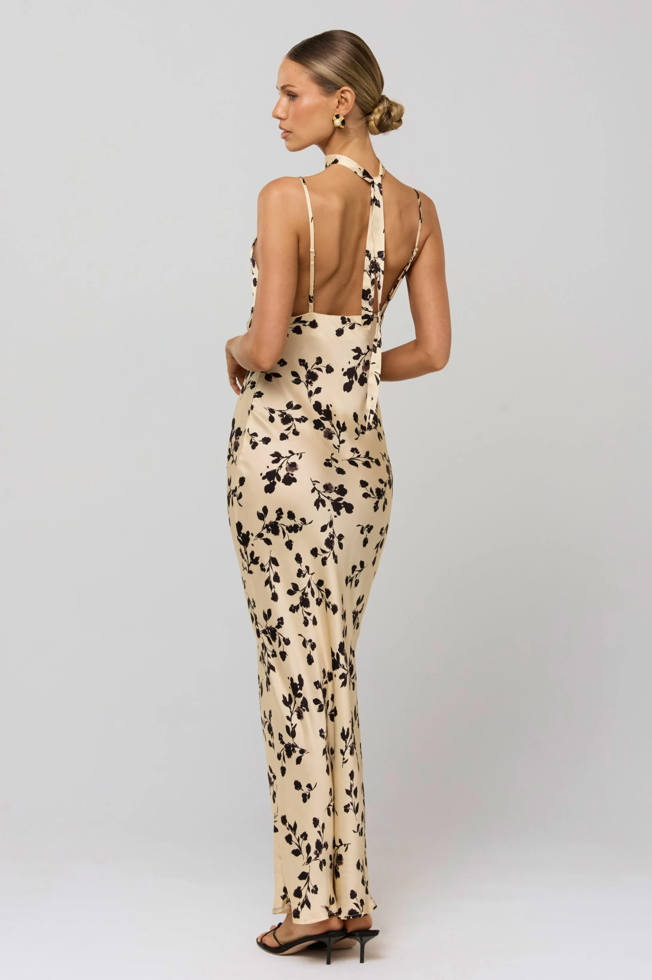 Madeline Dress in Black Dahlia sold by RESA product image thumbnail 5