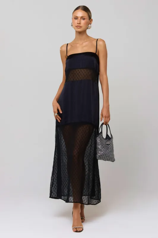 Eli Panel Dress Black sold by RESA