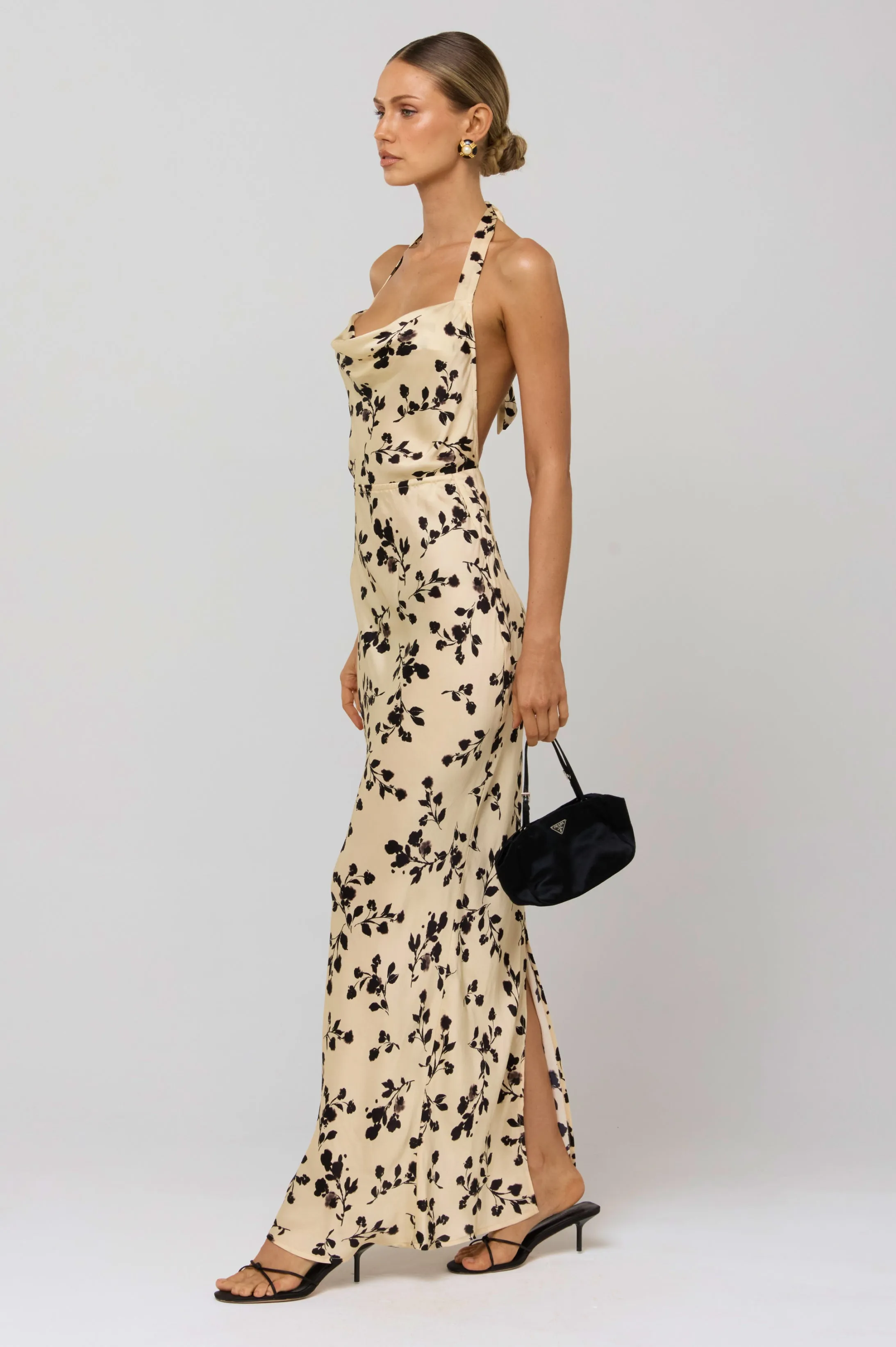 Fiona Dress in Black Dahlia sold by RESA product image thumbnail 5