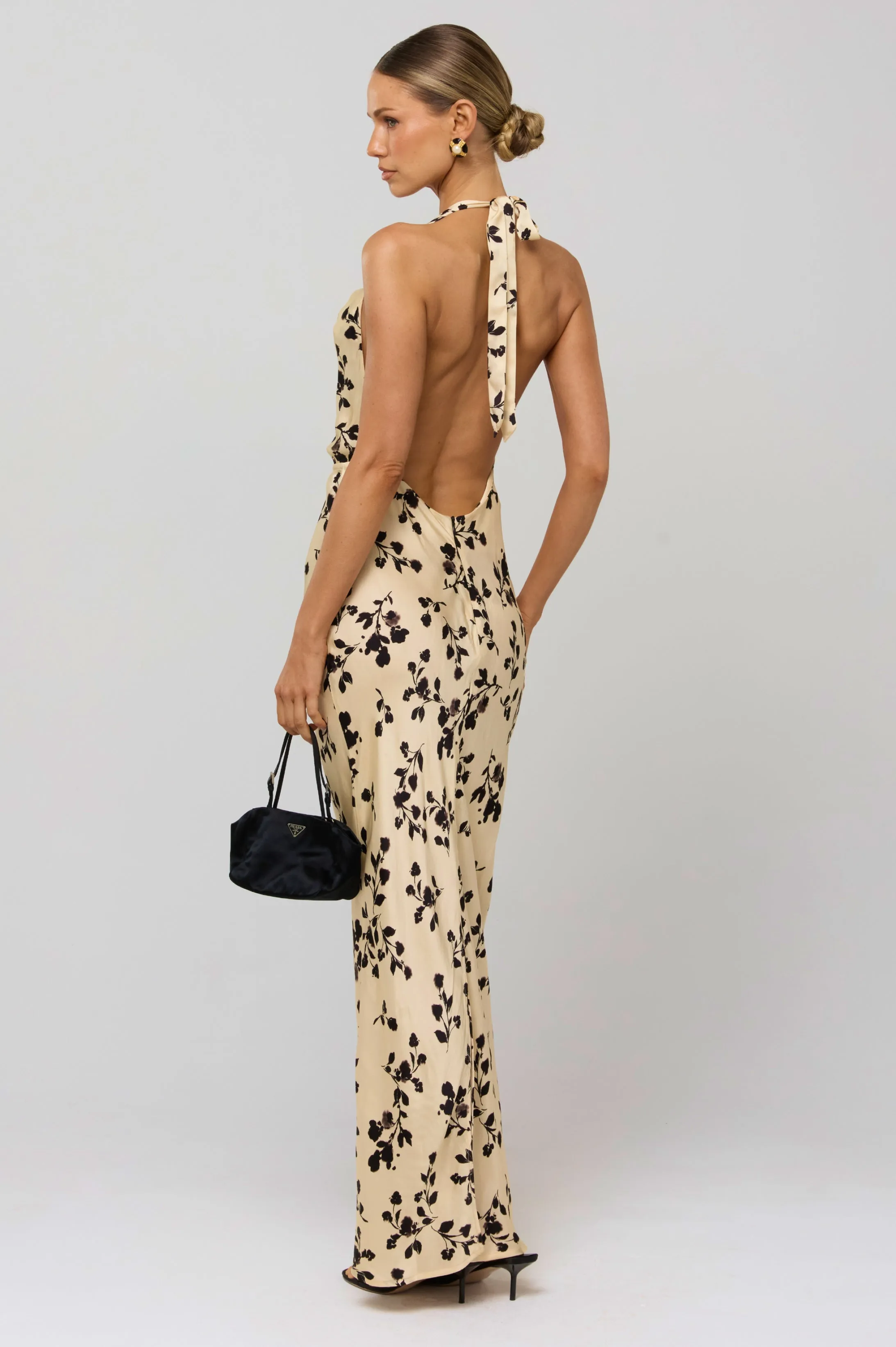 Fiona Dress in Black Dahlia sold by RESA product image thumbnail 3