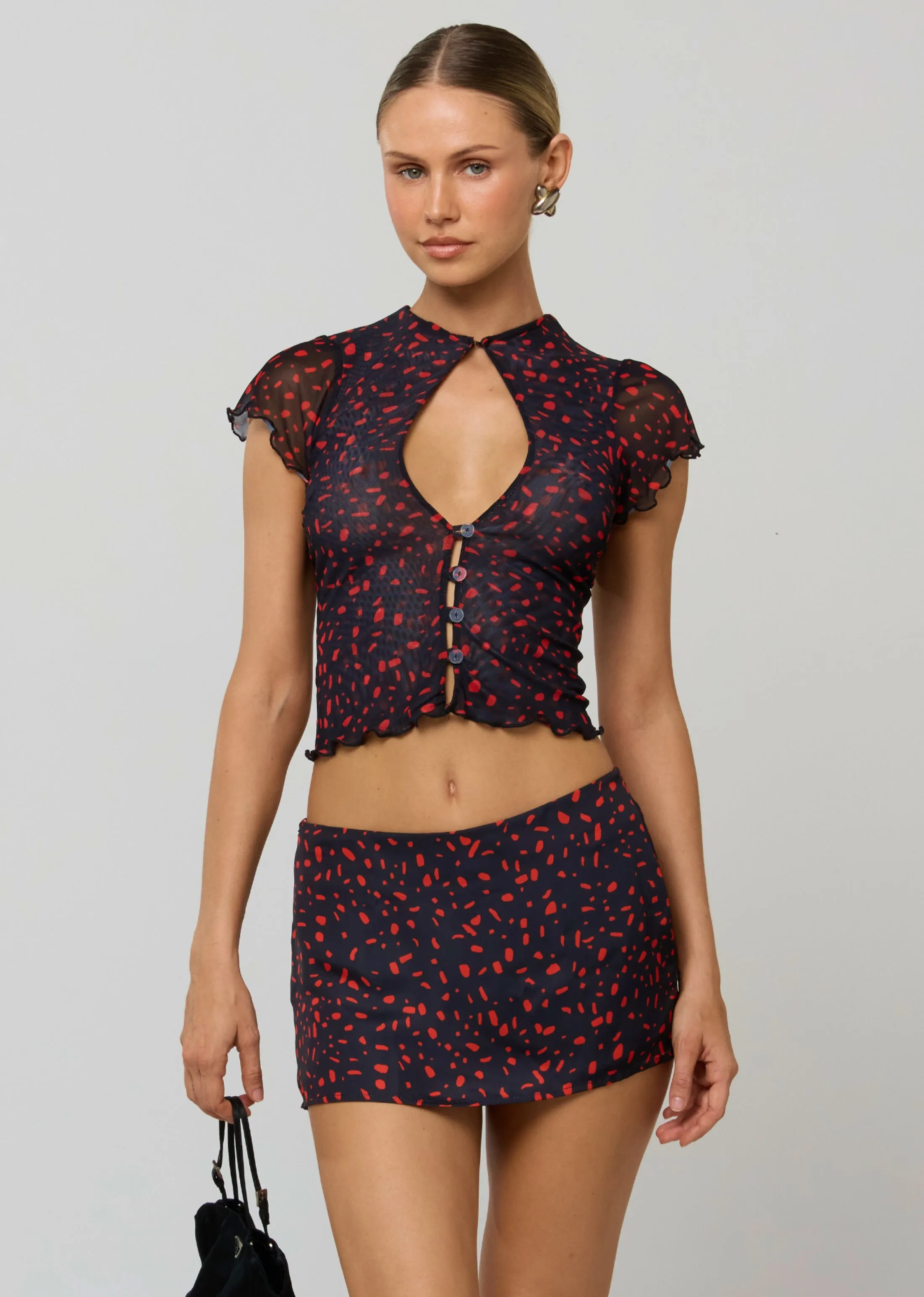 Desi Top in Rouge sold by RESA