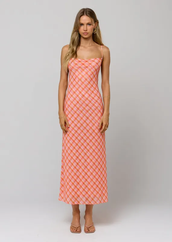 Berri Midi Dress in Sorbet made by RESA