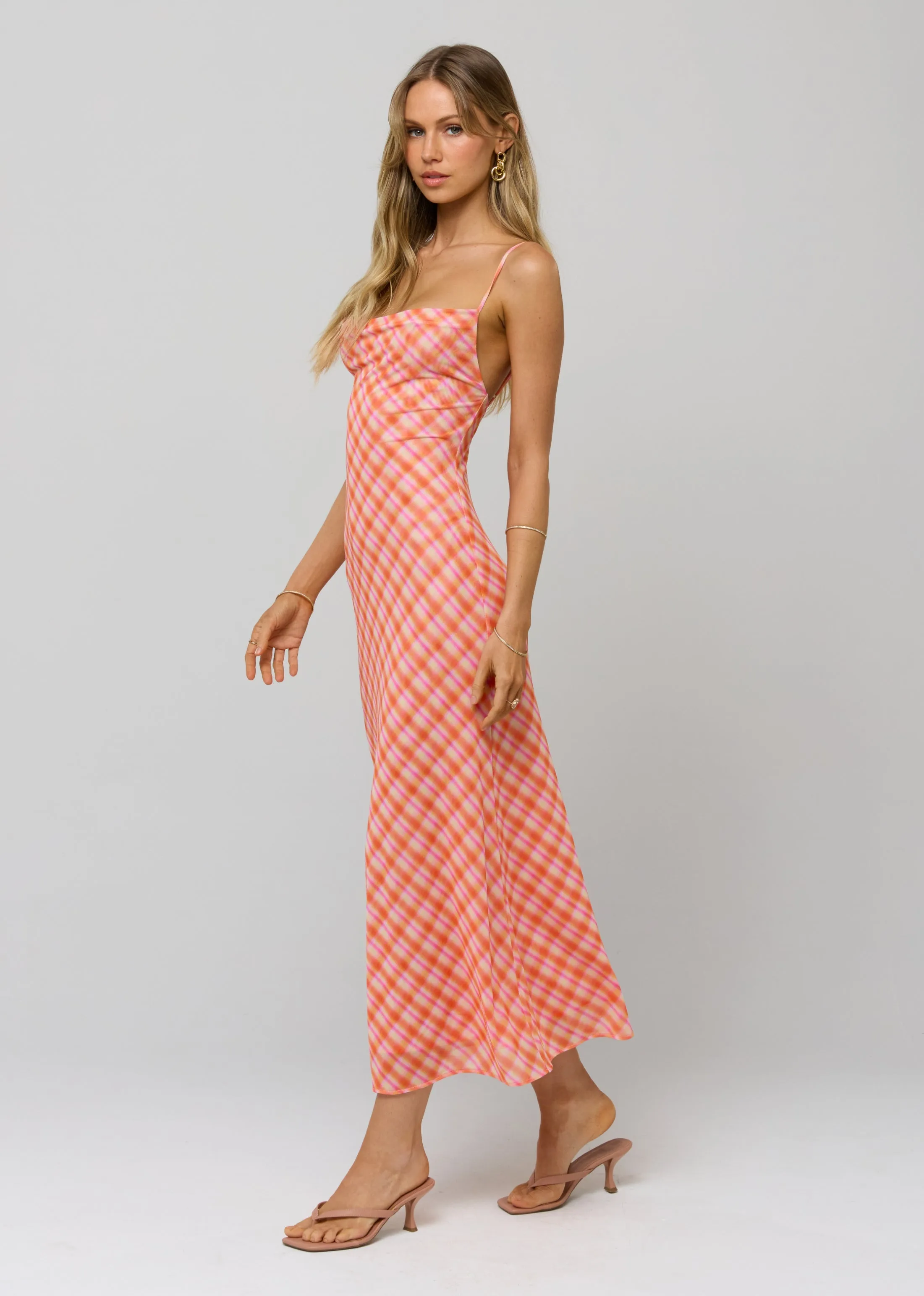 Berri Midi Dress in Sorbet sold by RESA product image thumbnail 2
