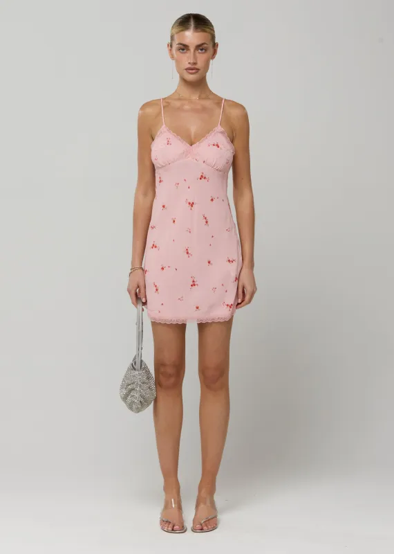 Bianca Mini Dress in Sweet Pea made by RESA