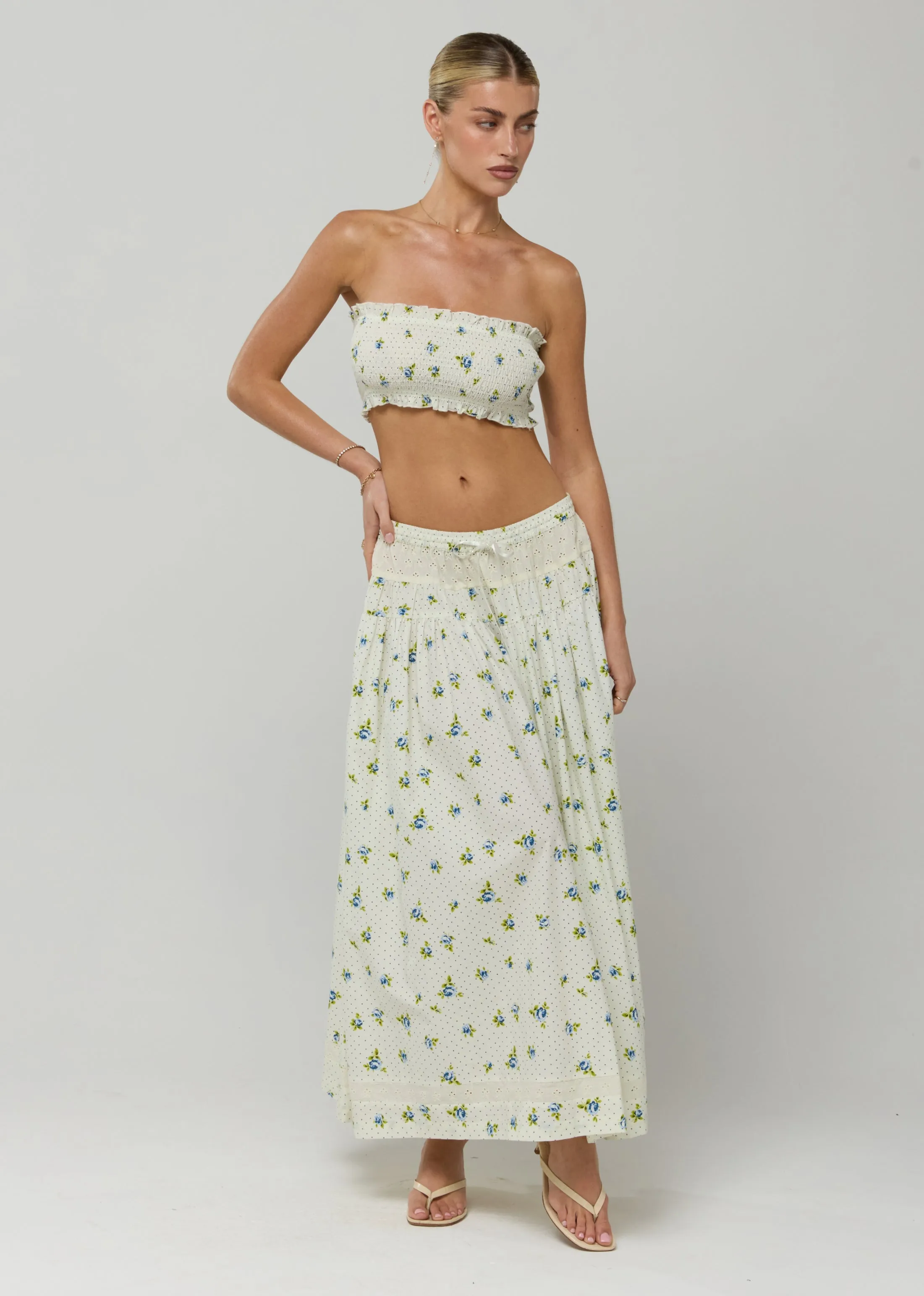 Lyssa Set in Cotton Bluebell sold by RESA