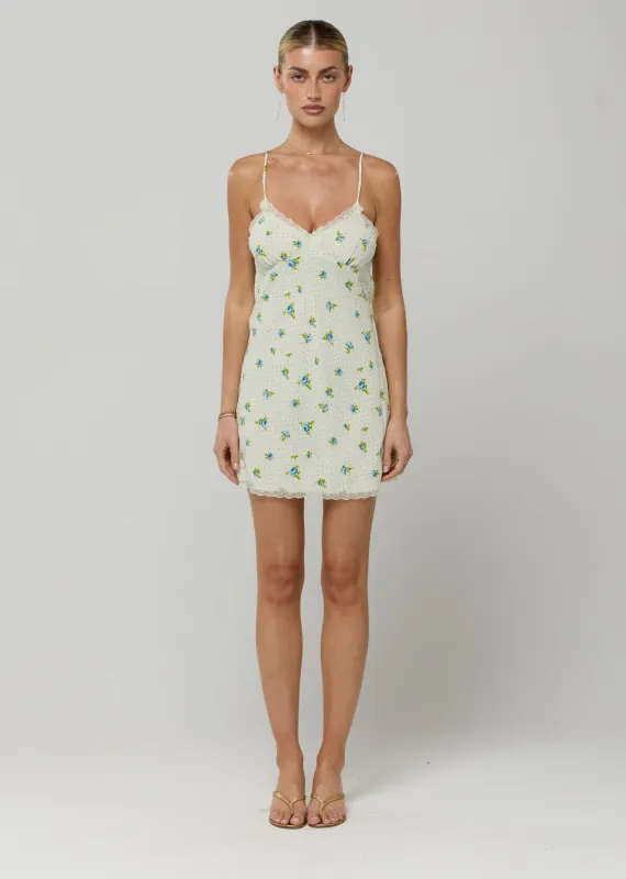 Bianca Mini Dress in Bluebell made by RESA