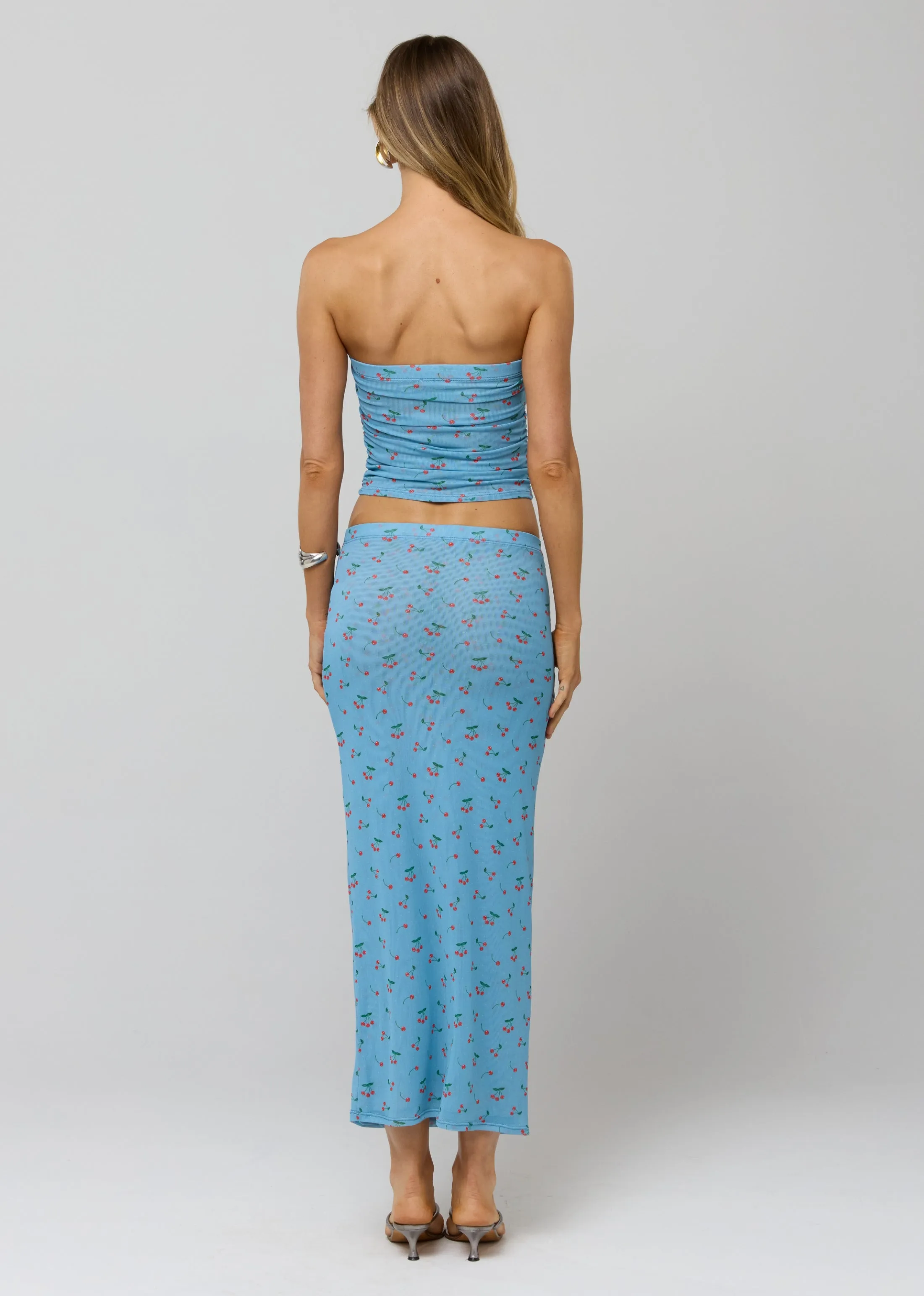 Bonnie Mesh Top in Fizz sold by RESA product image thumbnail 4