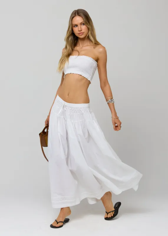Lyssa Set in White Eyelet made by RESA