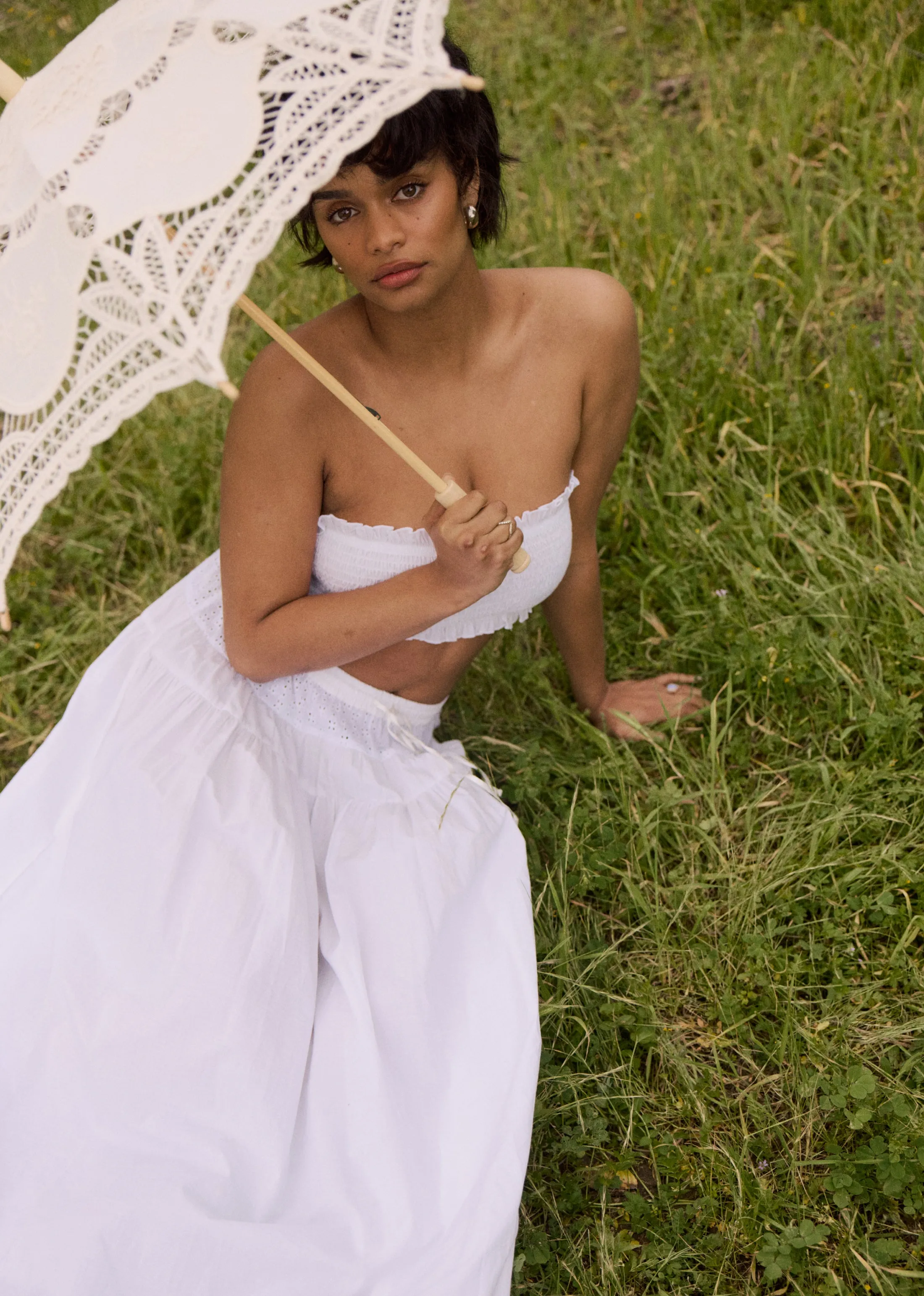 Lyssa Set in White Eyelet sold by RESA product image thumbnail 2