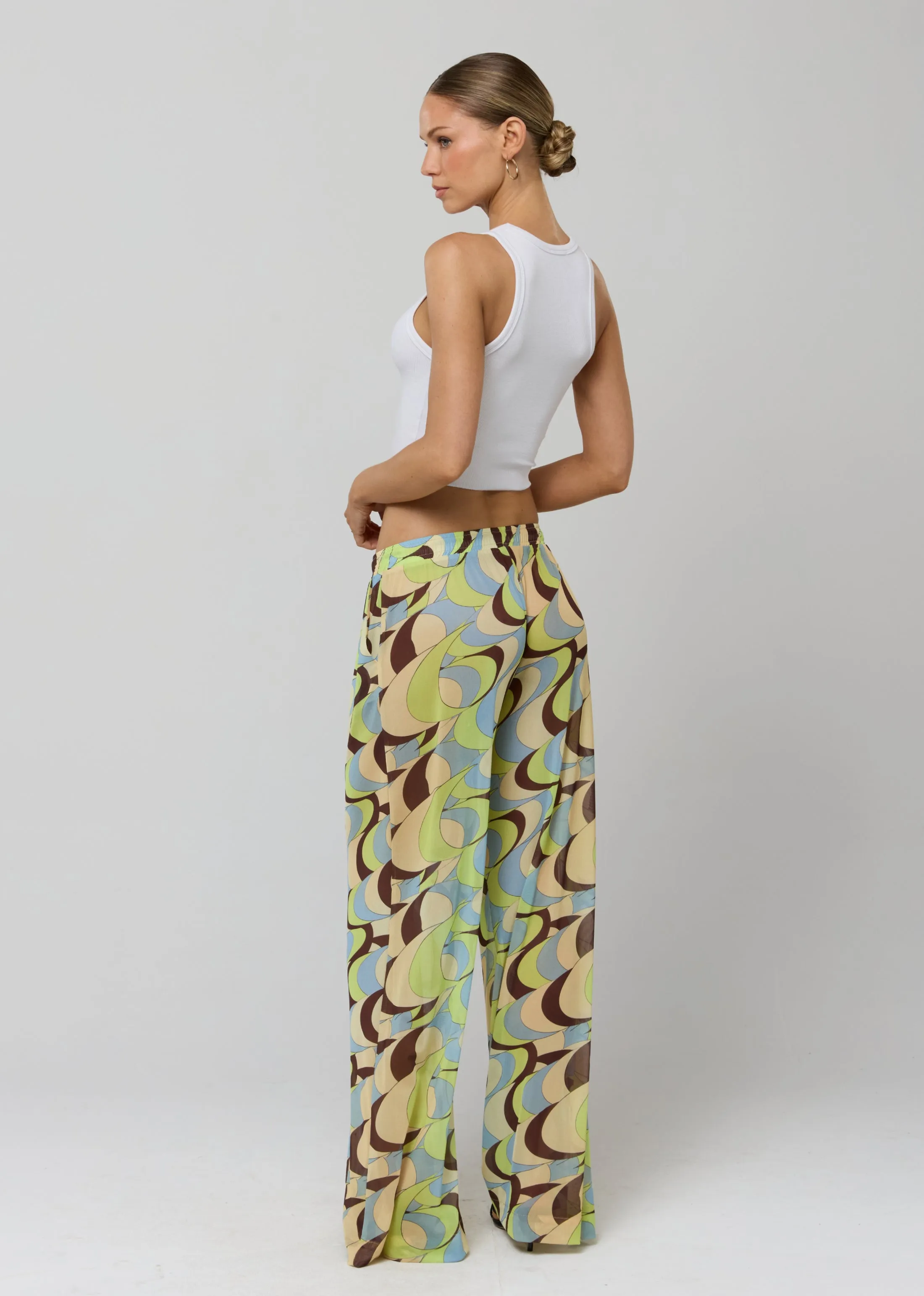 Chase Mesh Pant in Palm Royale sold by RESA product image thumbnail 4