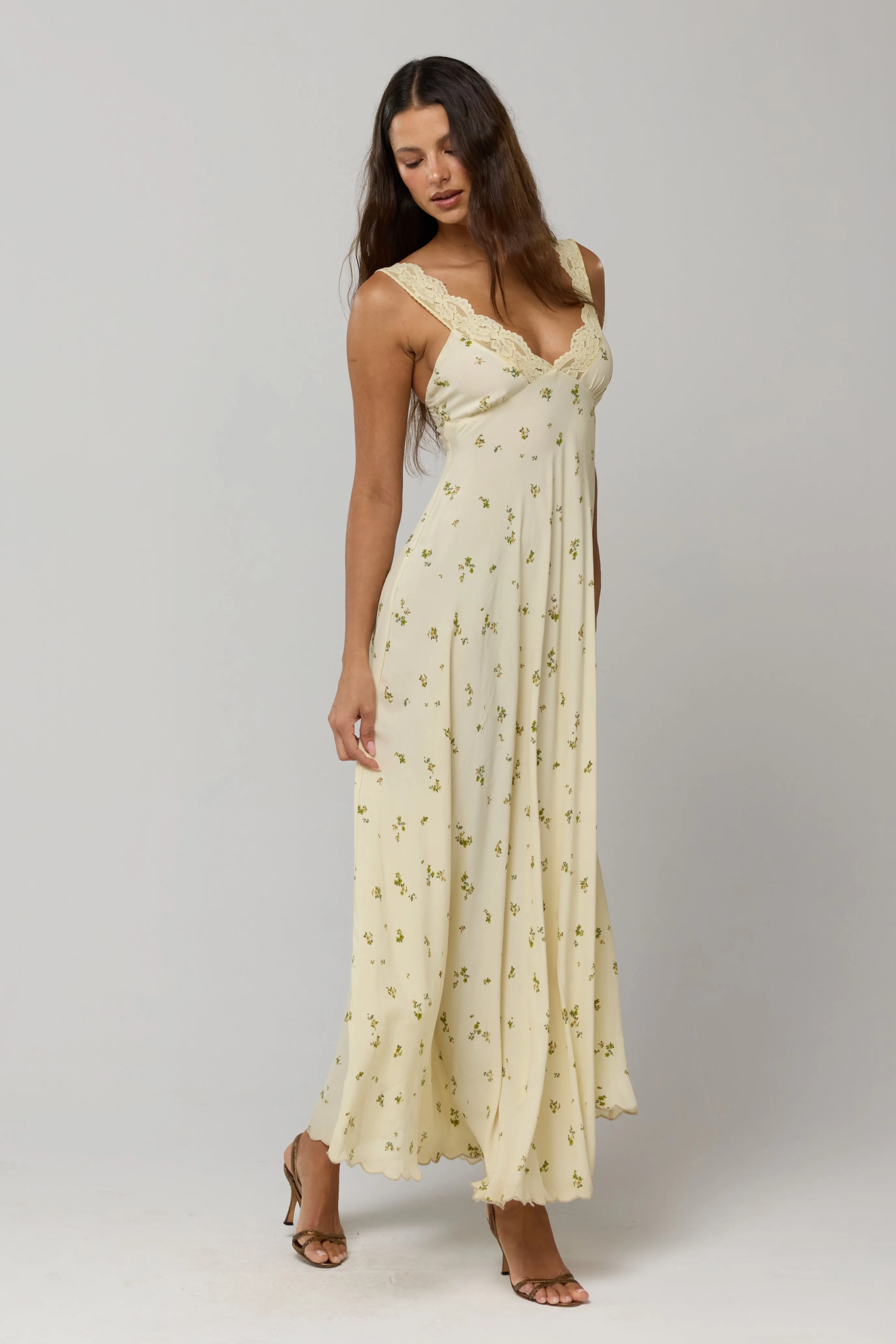 Laney Dress in Beurre sold by RESA product image thumbnail 5