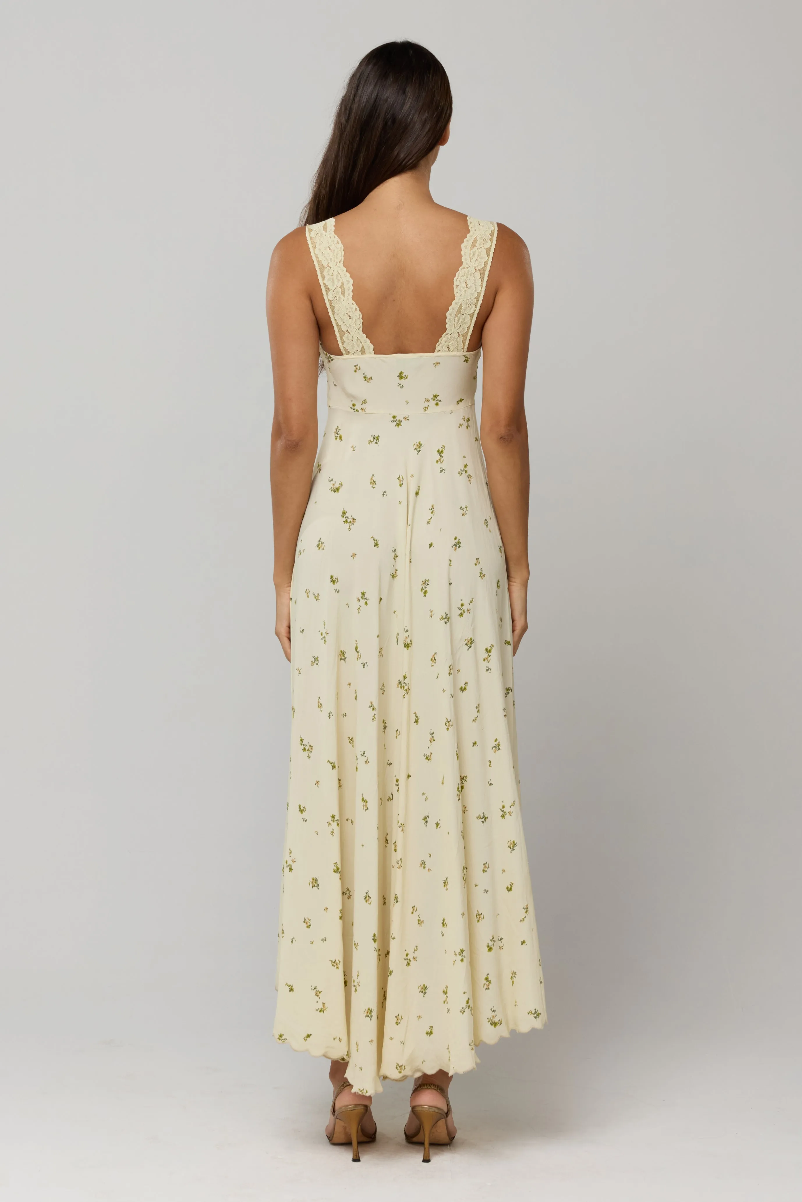 Laney Dress in Beurre sold by RESA product image thumbnail 3