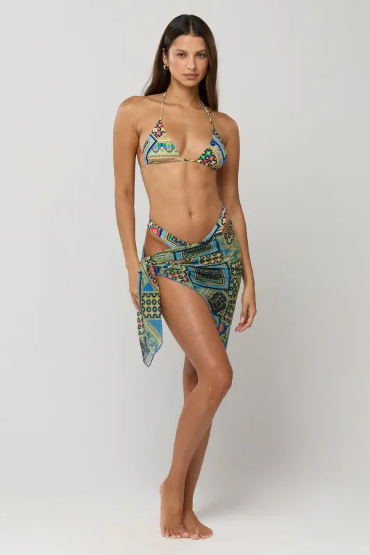 Perfect Scarf Top in Casino made by RESA