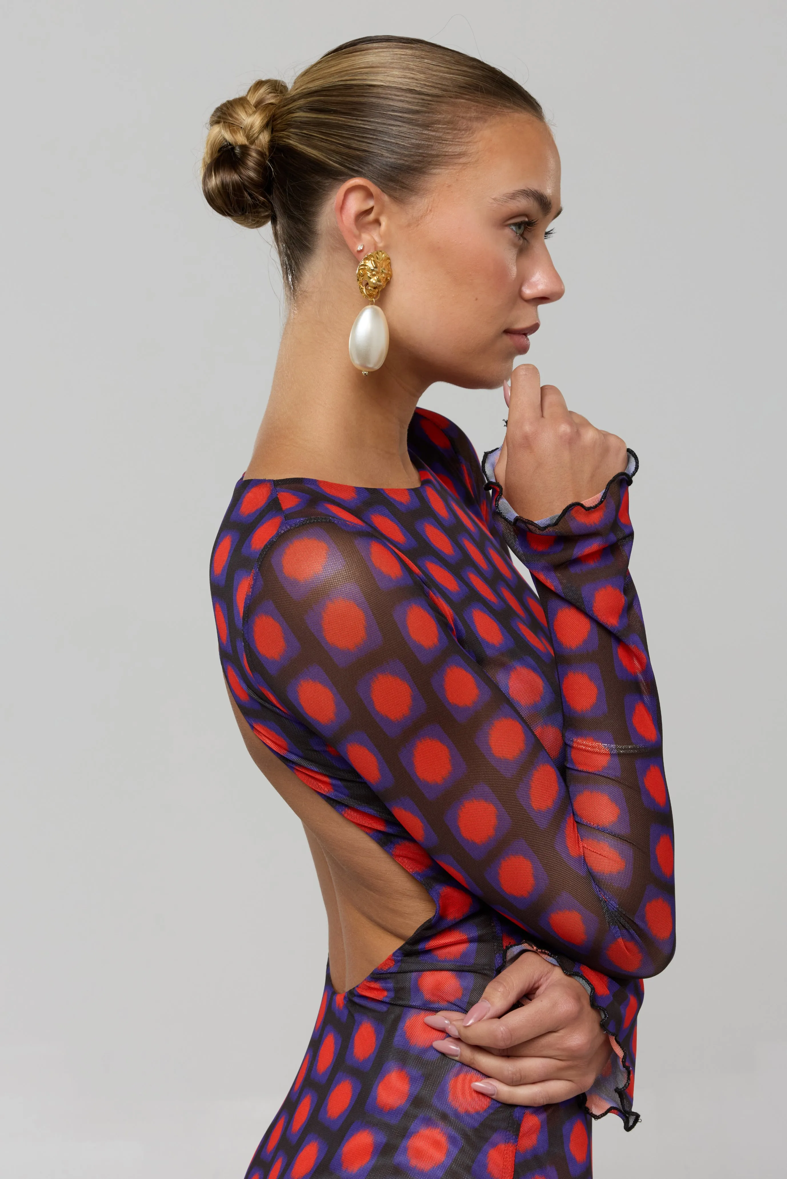 Sylvia Dress in Mod sold by RESA product image thumbnail 3