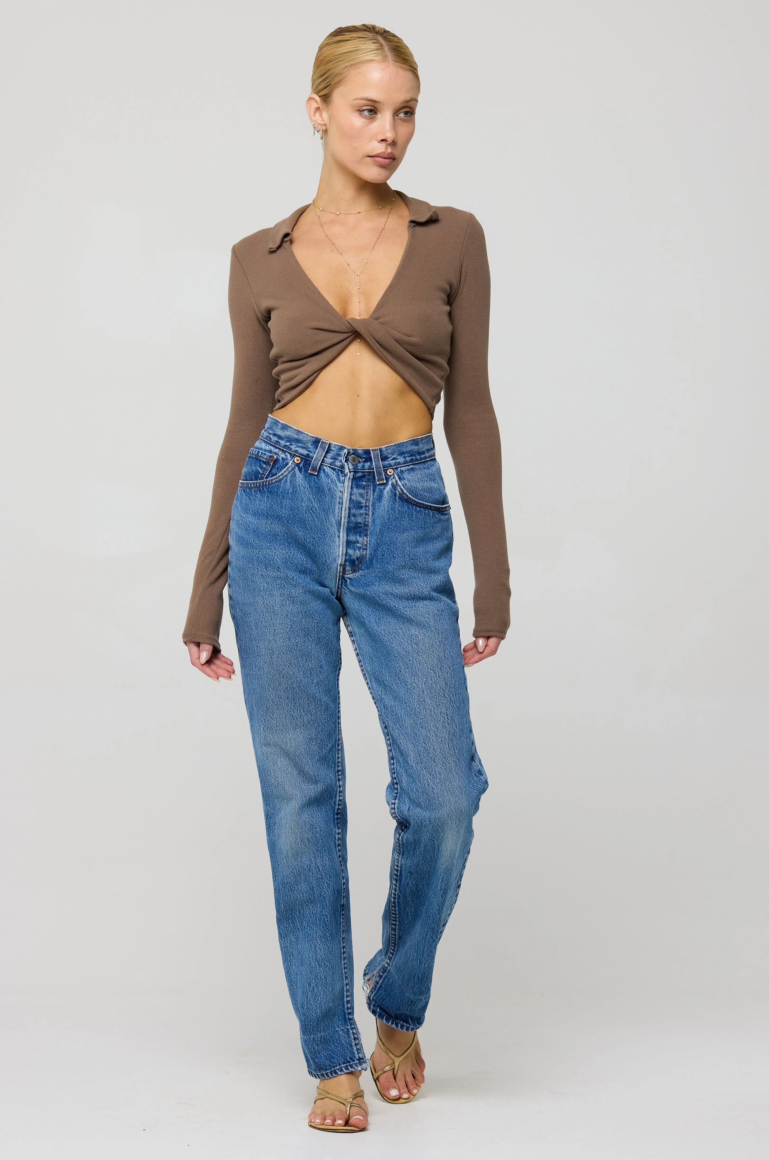 Skylar Rib in Chai sold by RESA product image thumbnail 4