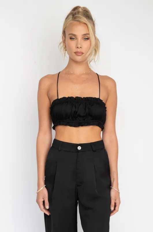 Lucy Top in Black sold by RESA