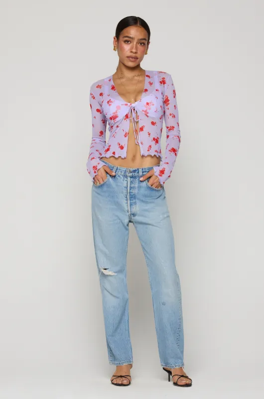 Aliyah Mesh Top in True Romance sold by RESA