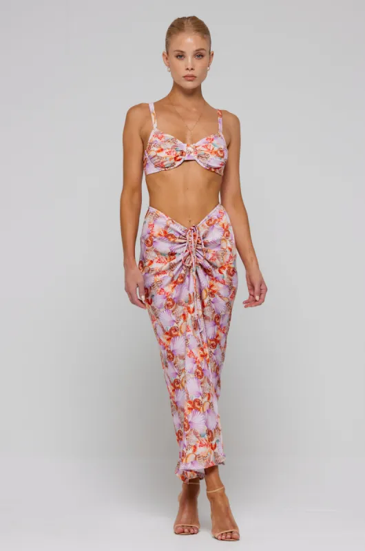 Ziggy Skirt in Coral sold by RESA