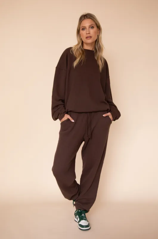 Bodhi Sweatpants in Tobacco sold by RESA