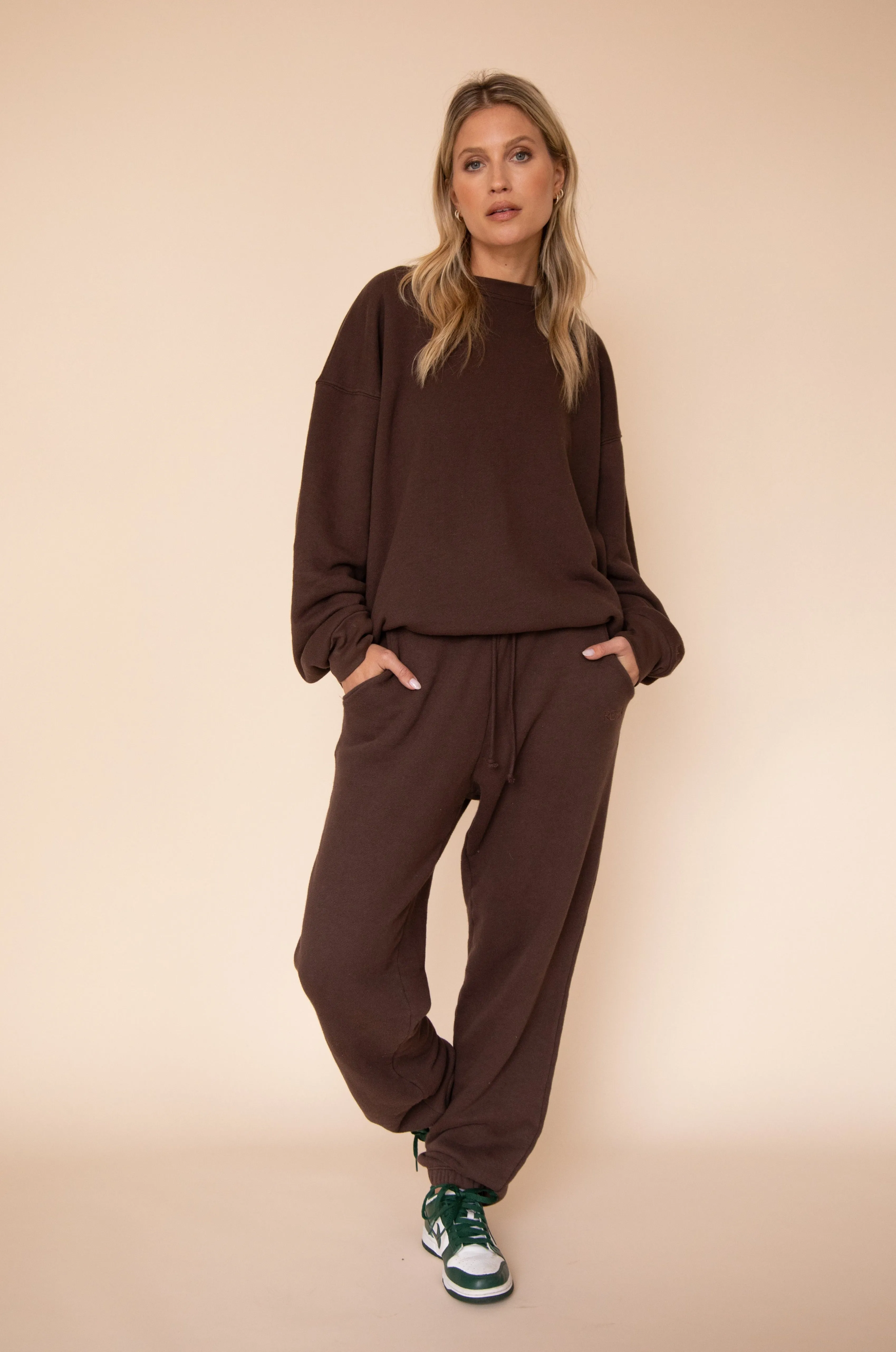 Bodhi Sweatpants in Tobacco sold by RESA