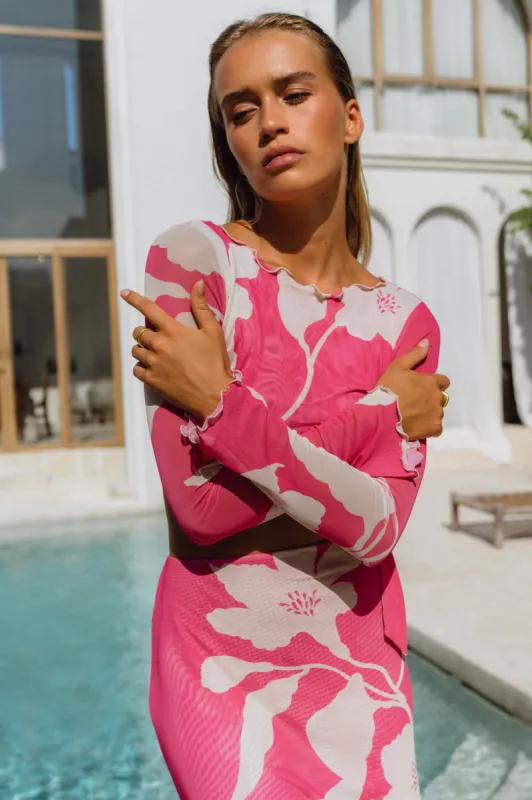 Eva Maxi in Zinnia sold by RESA