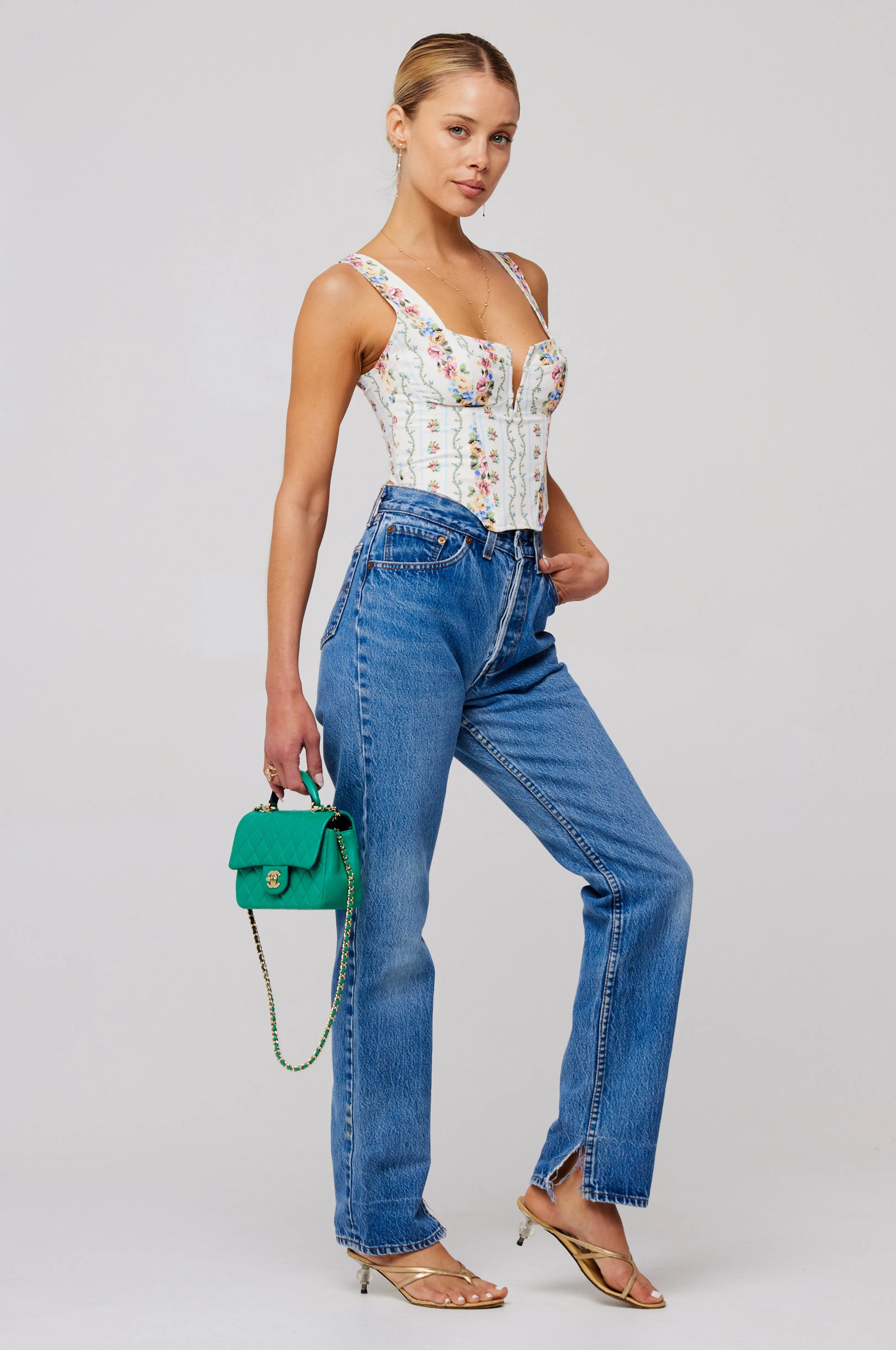 Gigi Corset in Midsummer sold by RESA product image thumbnail 4