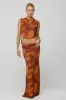 Becca Top in Flame sold by RESA