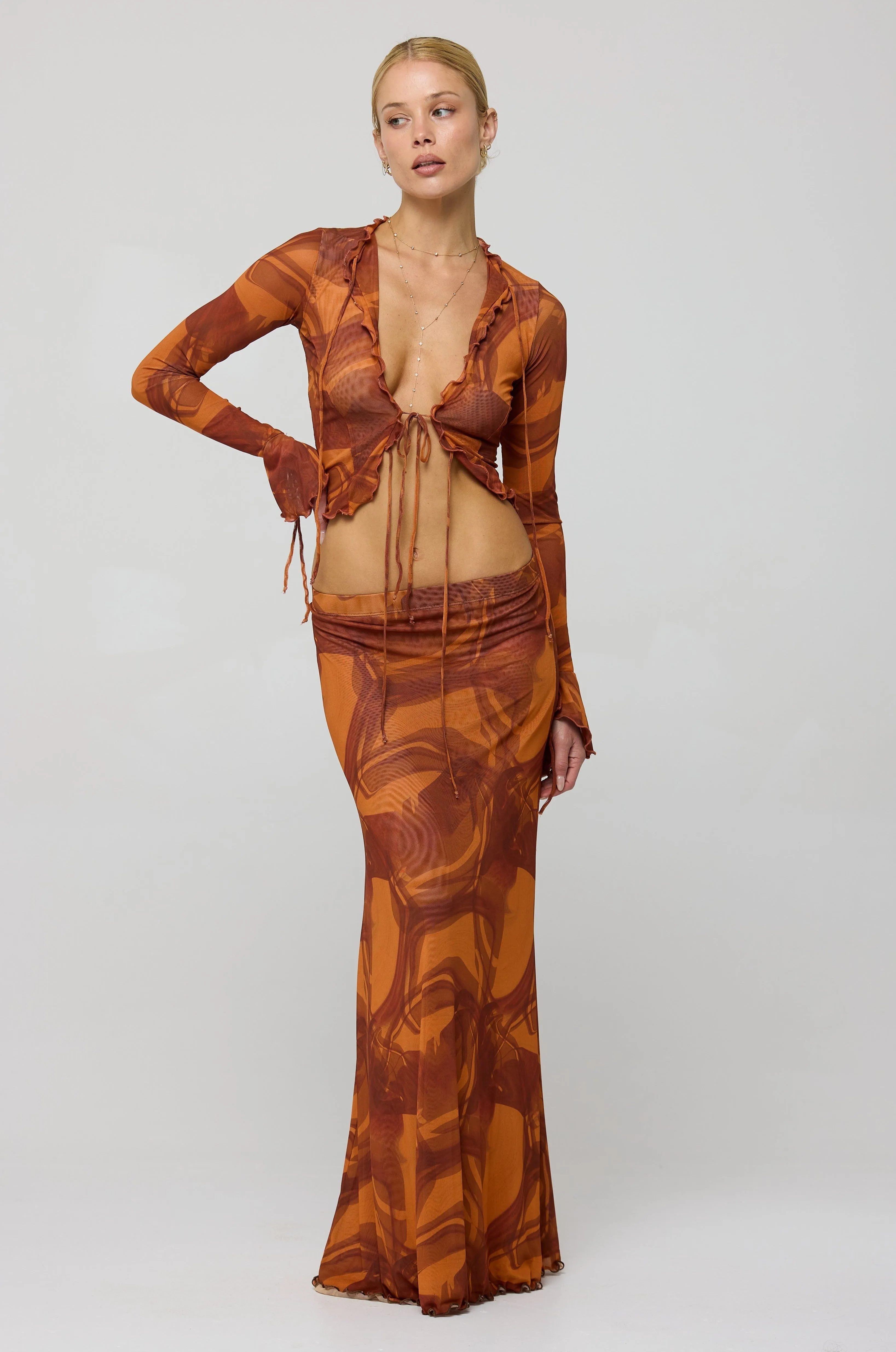 Tezza Top in Flame sold by RESA product image thumbnail 2