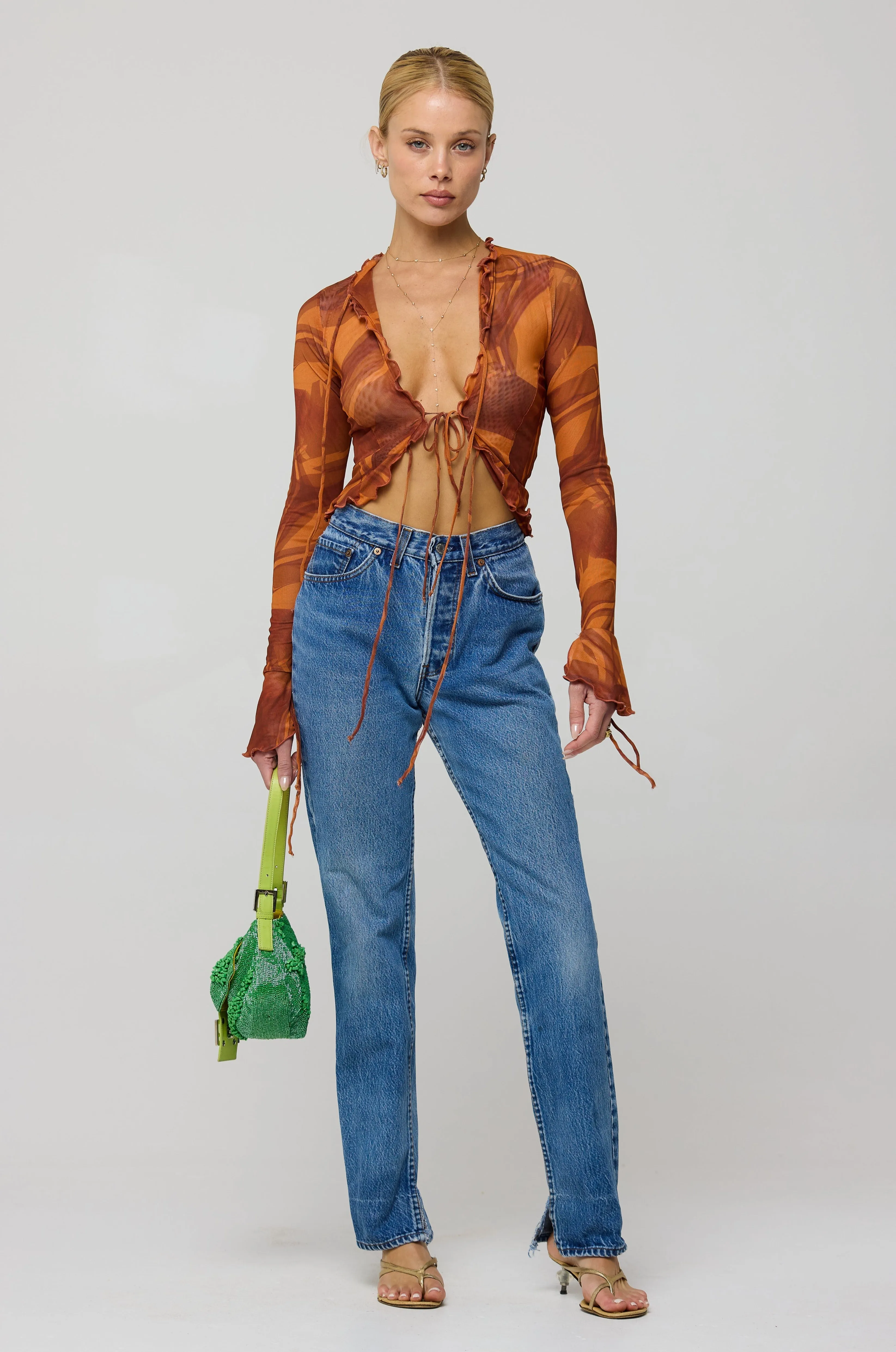 Tezza Top in Flame sold by RESA product image thumbnail 4
