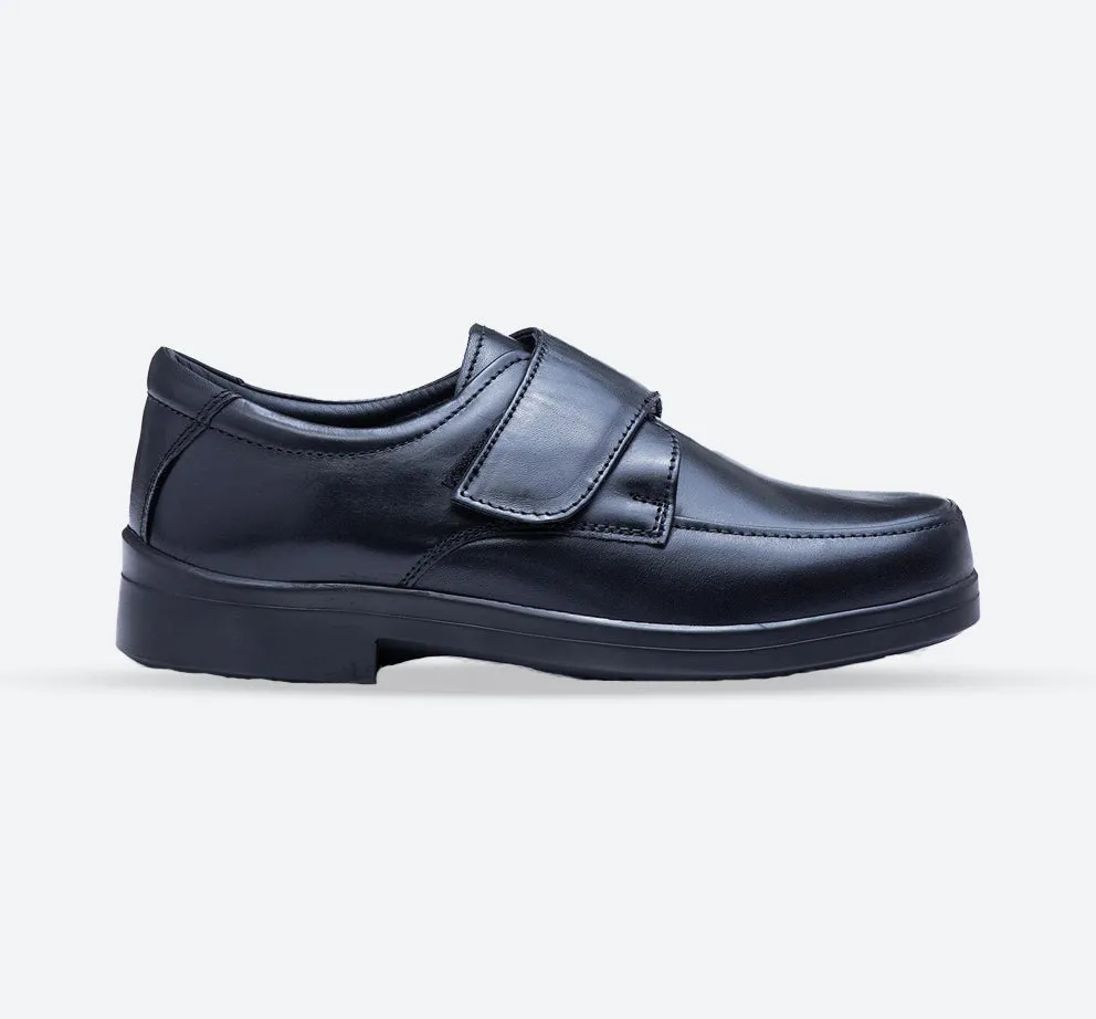 Mens Wide Fit Tredd Well York Shoes - Black sold by Wide Fit Shoes