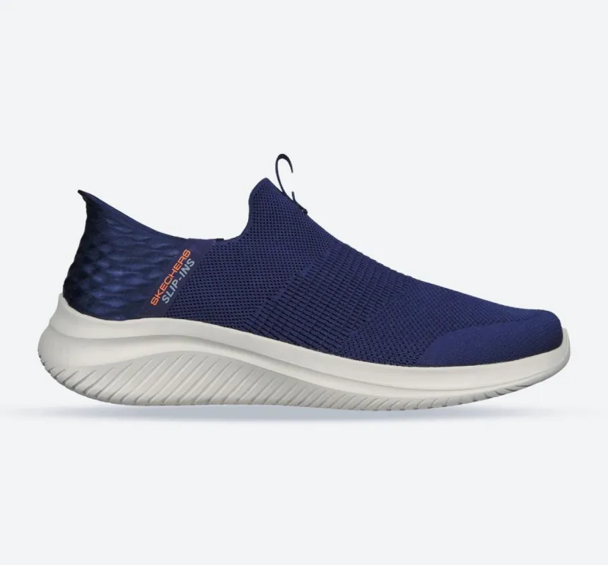 Men's Wide Fit Skechers 232450W Slip-ins Ultra Flex 3.0 Smooth Step Trainers - Navy sold by Wide Fit Shoes