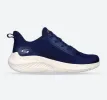 Women's Wide Fit Skechers 117470 Bobs Squad Waves Sports Trainers - Navy sold by Wide Fit Shoes