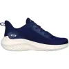 Women's Wide Fit Skechers 117470 Bobs Squad Waves Sports Trainers - Navy sold by Wide Fit Shoes