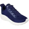 Women's Wide Fit Skechers 117470 Bobs Squad Waves Sports Trainers - Navy sold by Wide Fit Shoes