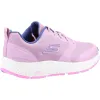 Women's Wide Fit Skechers 128275 GO RUN Consistent Lunar Night Trainers - Mauve sold by Wide Fit Shoes