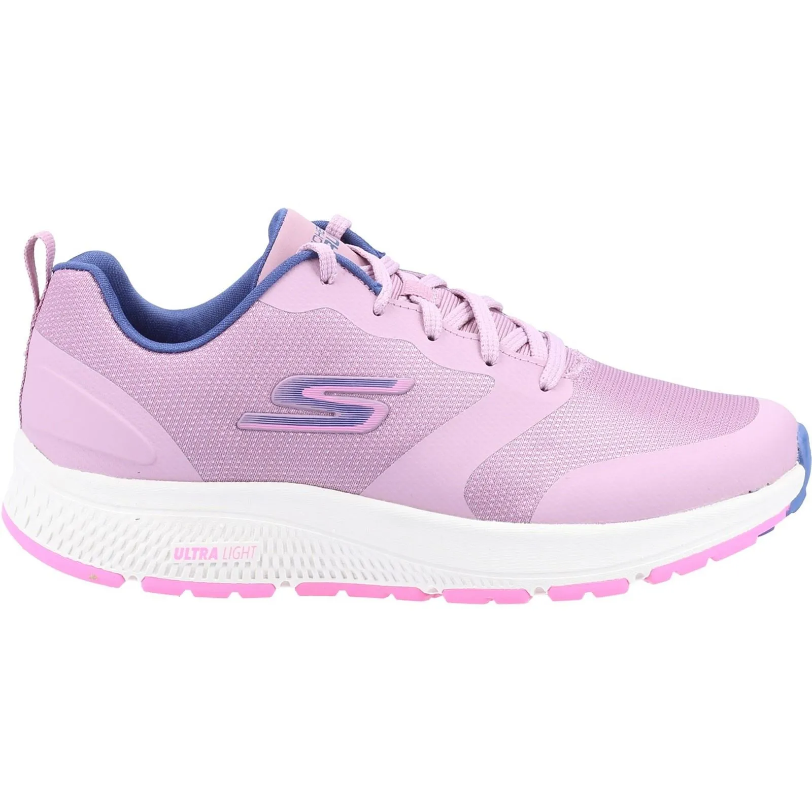 Women's Wide Fit Skechers 128275 GO RUN Consistent Lunar Night Trainers - Mauve sold by Wide Fit Shoes product image thumbnail 2