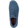 Women's Wide Fit Skechers 77281EC Marsing Waiola SR Safety Trainers - Blue sold by Wide Fit Shoes