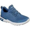 Women's Wide Fit Skechers 77281EC Marsing Waiola SR Safety Trainers - Blue sold by Wide Fit Shoes