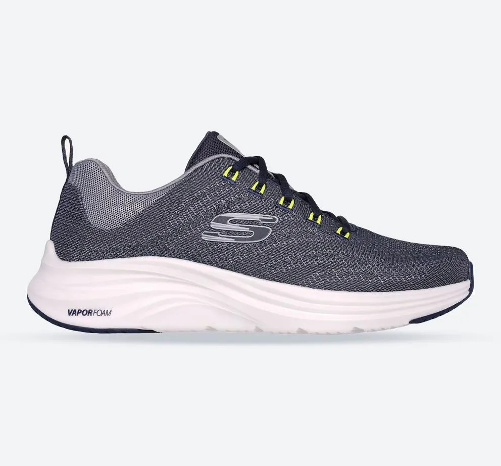 Men's Wide Fit Skechers 232626 Vapor Foam Varien Trainers - Navy/Grey sold by Wide Fit Shoes