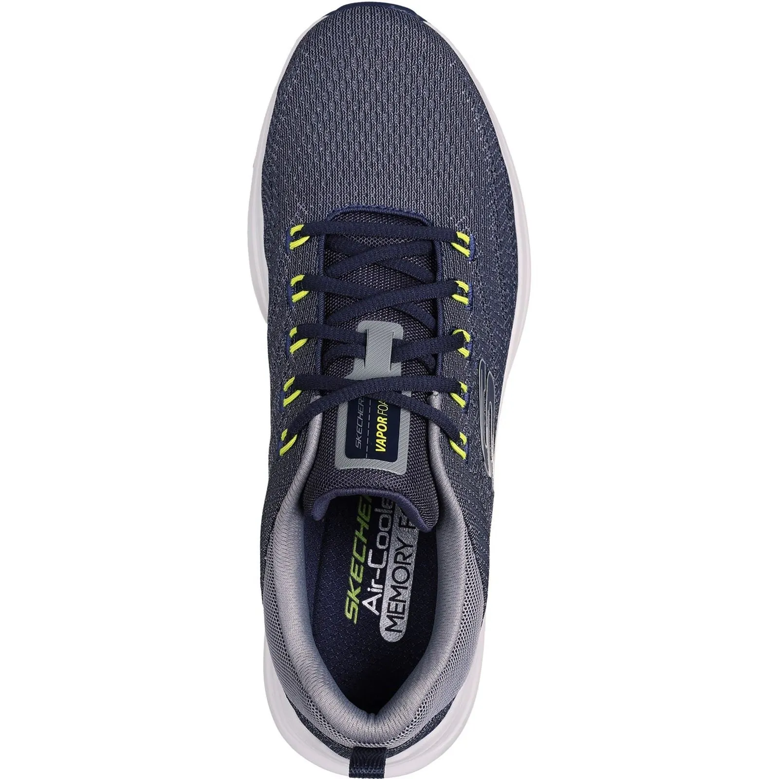 Men's Wide Fit Skechers 232626 Vapor Foam Varien Trainers - Navy/Grey sold by Wide Fit Shoes product image thumbnail 4