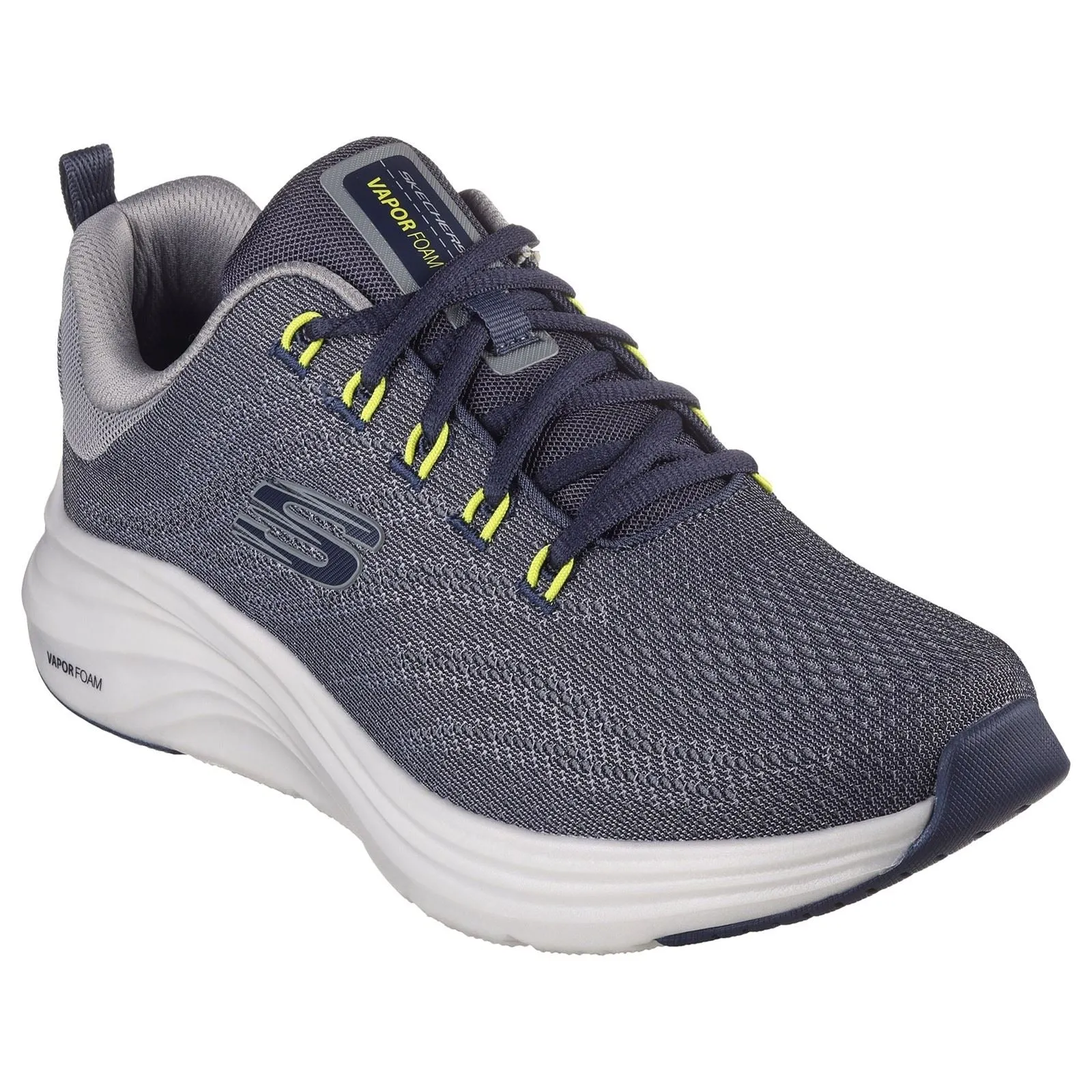 Men's Wide Fit Skechers 232626 Vapor Foam Varien Trainers - Navy/Grey sold by Wide Fit Shoes product image thumbnail 3