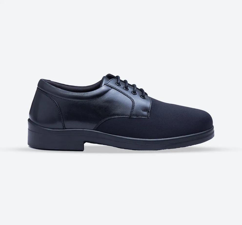 Mens Wide Fit Tredd Well Ryan Lace Up Shoes - Black sold by Wide Fit Shoes