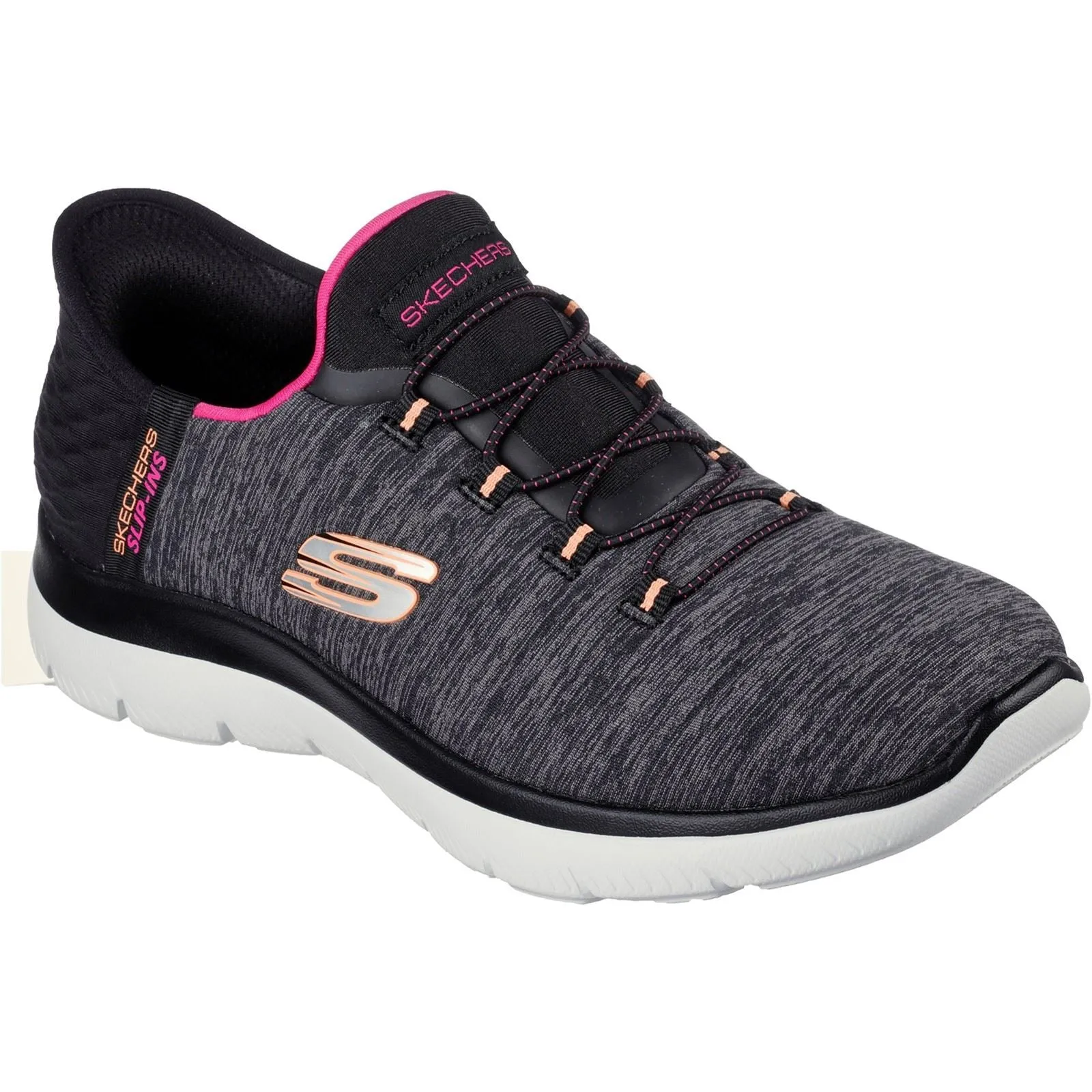 Women's Wide Fit Skechers 149937W Summits Dazzling Haze Vegan Trainers sold by Wide Fit Shoes product image thumbnail 3